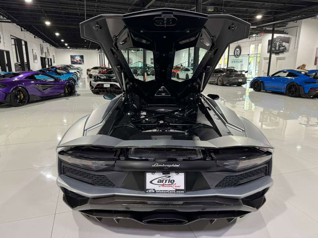 2018 Lamborghini Aventador S Roadster Grigio Adamas paint,Ad Personam interior, Sensonum audio AND MUCH MORE!! Fort Lauderdale FL