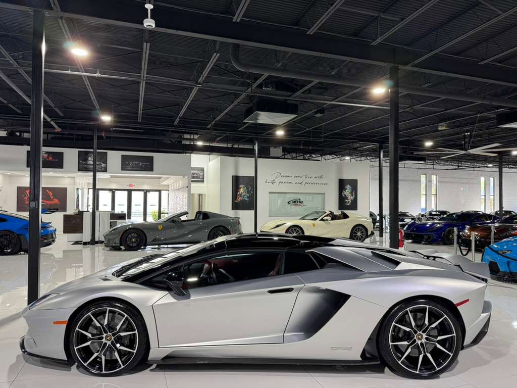 2018 Lamborghini Aventador S Roadster Grigio Adamas paint,Ad Personam interior, Sensonum audio AND MUCH MORE!! Fort Lauderdale FL