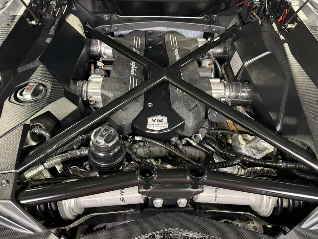 2018 Lamborghini Aventador S Roadster Grigio Adamas paint,Ad Personam interior, Sensonum audio AND MUCH MORE!! Fort Lauderdale FL