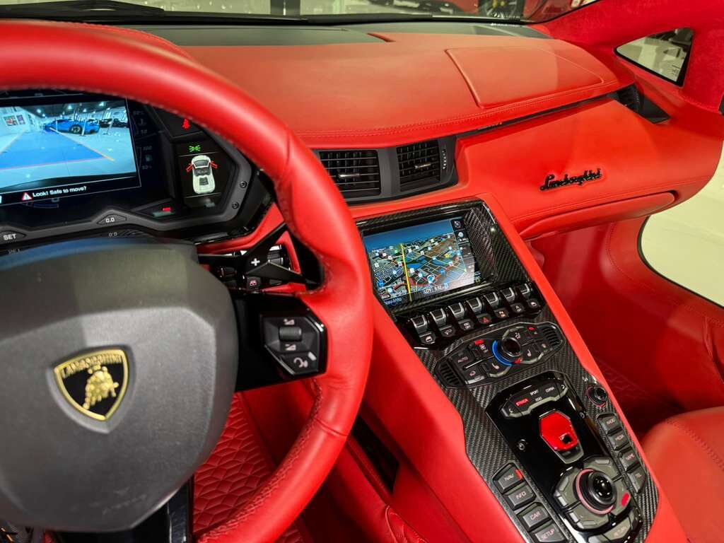 2018 Lamborghini Aventador S Roadster custom interior, Sensonum audio system, interior carbon trim AND MUCH MORE!! Fort Lauderdale FL