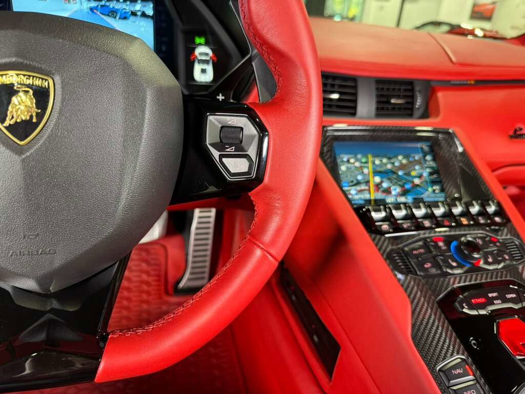 2018 Lamborghini Aventador S Roadster custom interior, Sensonum audio system, interior carbon trim AND MUCH MORE!! Fort Lauderdale FL