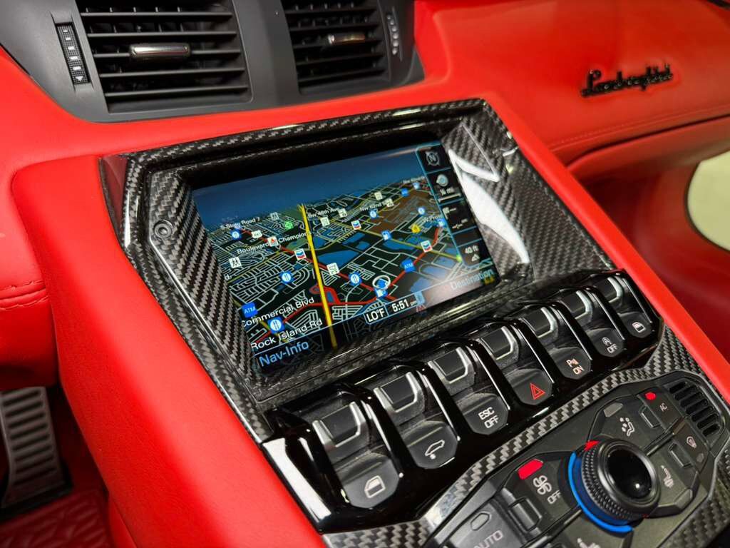 2018 Lamborghini Aventador S Roadster custom interior, Sensonum audio system, interior carbon trim AND MUCH MORE!! Fort Lauderdale FL