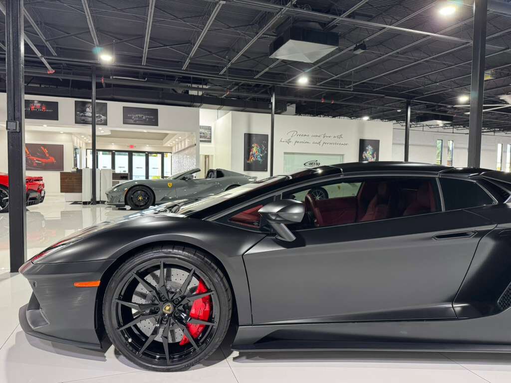 2018 Lamborghini Aventador S Roadster custom interior, Sensonum audio system, interior carbon trim AND MUCH MORE!! Fort Lauderdale FL