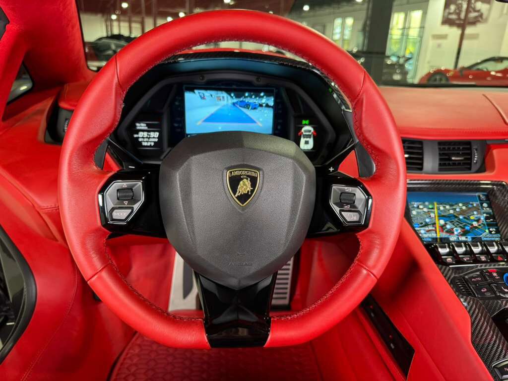 2018 Lamborghini Aventador S Roadster custom interior, Sensonum audio system, interior carbon trim AND MUCH MORE!! Fort Lauderdale FL