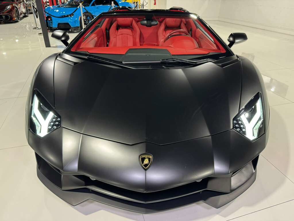 2018 Lamborghini Aventador S Roadster custom interior, Sensonum audio system, interior carbon trim AND MUCH MORE!!