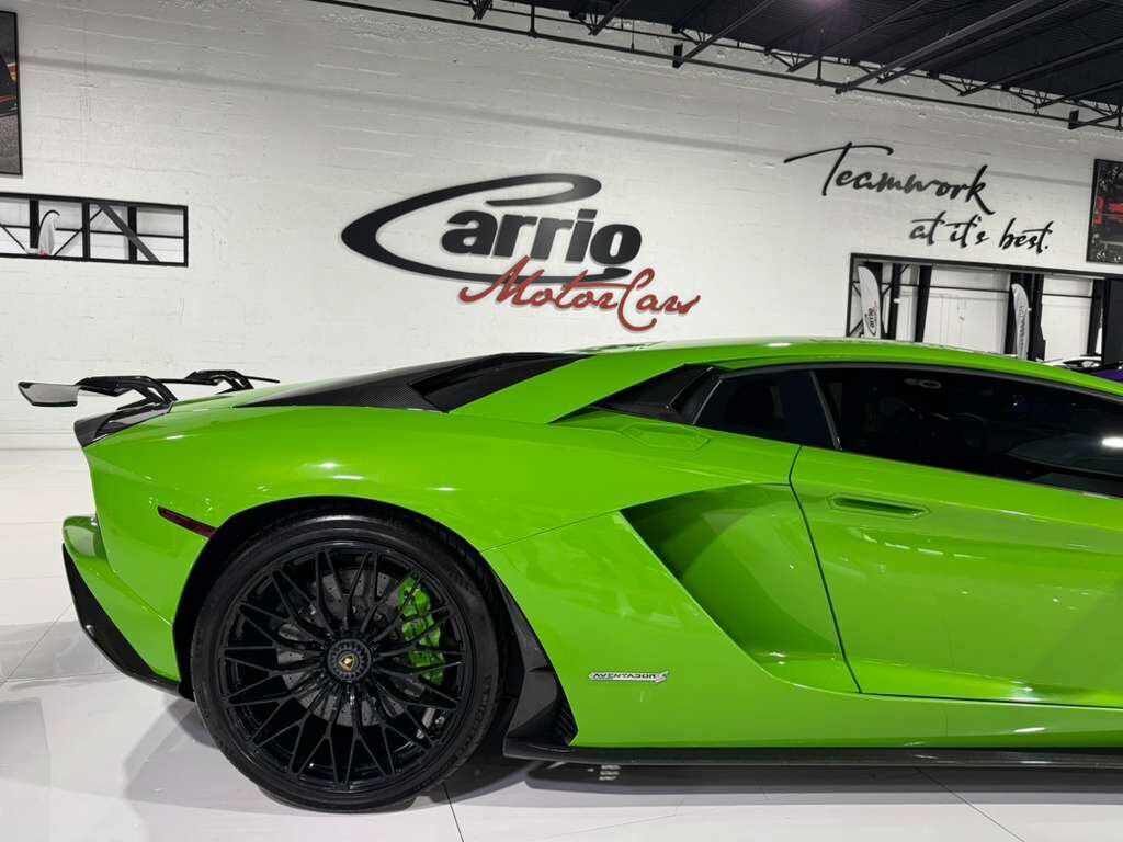 2018 Lamborghini Aventador S Verde Mantis paint/calipers, exterior carbon, Ad Personam leather interior AND MUCH MORE!! Fort Lauderdale FL