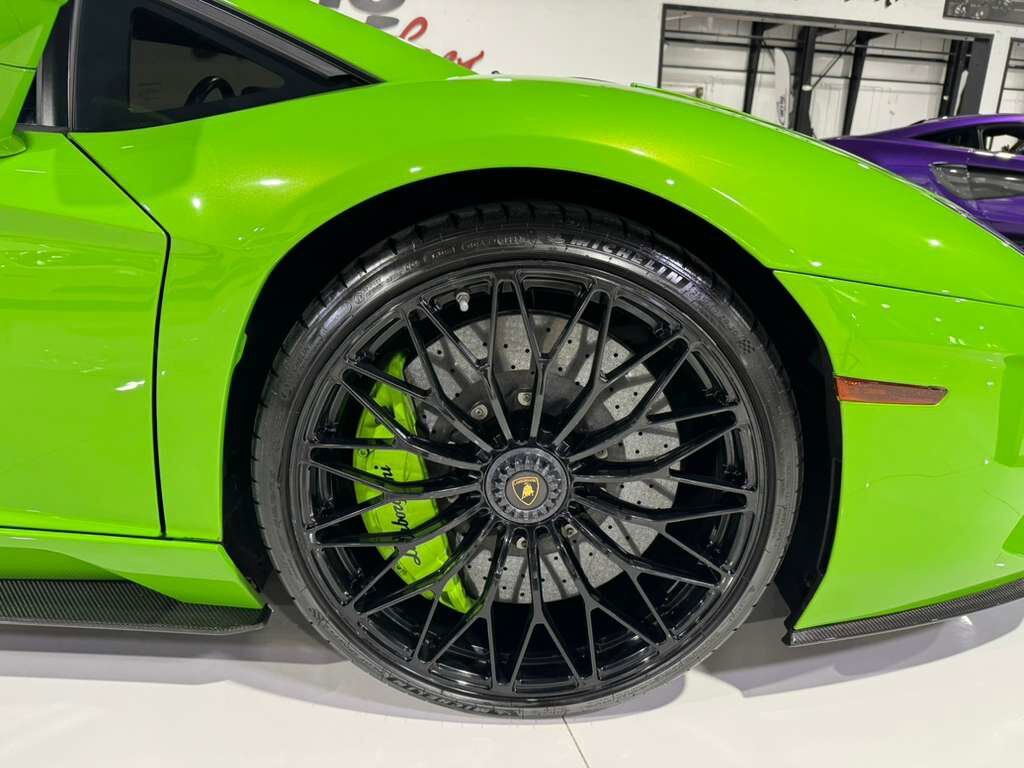 2018 Lamborghini Aventador S Verde Mantis paint/calipers, exterior carbon, Ad Personam leather interior AND MUCH MORE!! Fort Lauderdale FL
