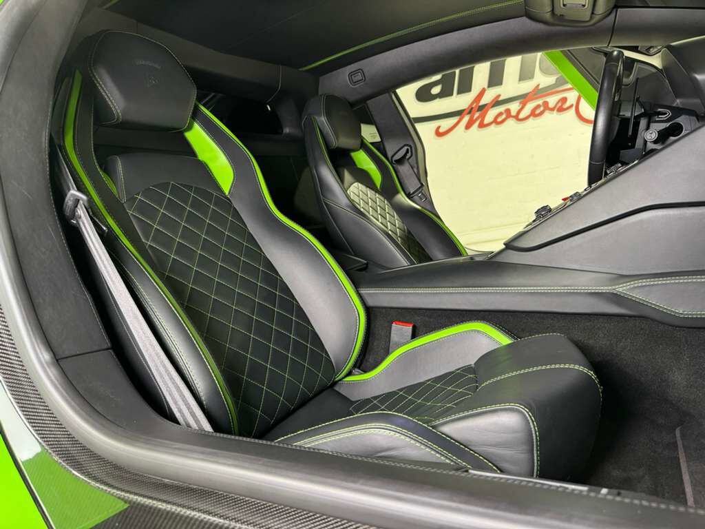 2018 Lamborghini Aventador S Verde Mantis paint/calipers, exterior carbon, Ad Personam leather interior AND MUCH MORE!! Fort Lauderdale FL