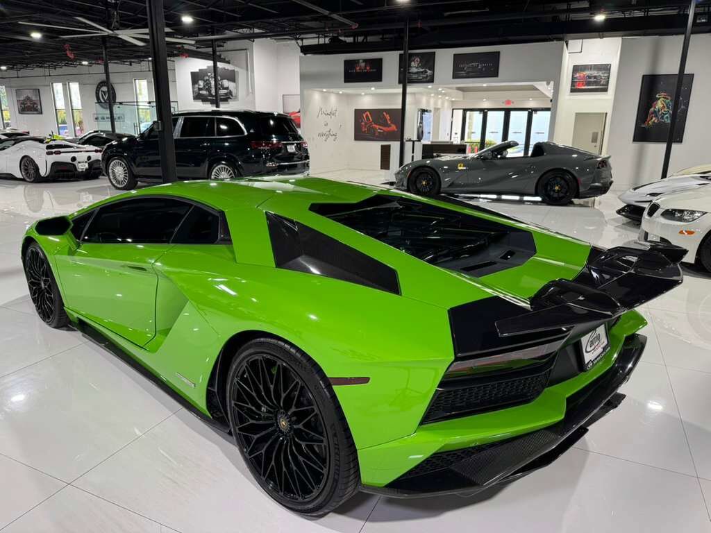 2018 Lamborghini Aventador S Verde Mantis paint/calipers, exterior carbon, Ad Personam leather interior AND MUCH MORE!! Fort Lauderdale FL