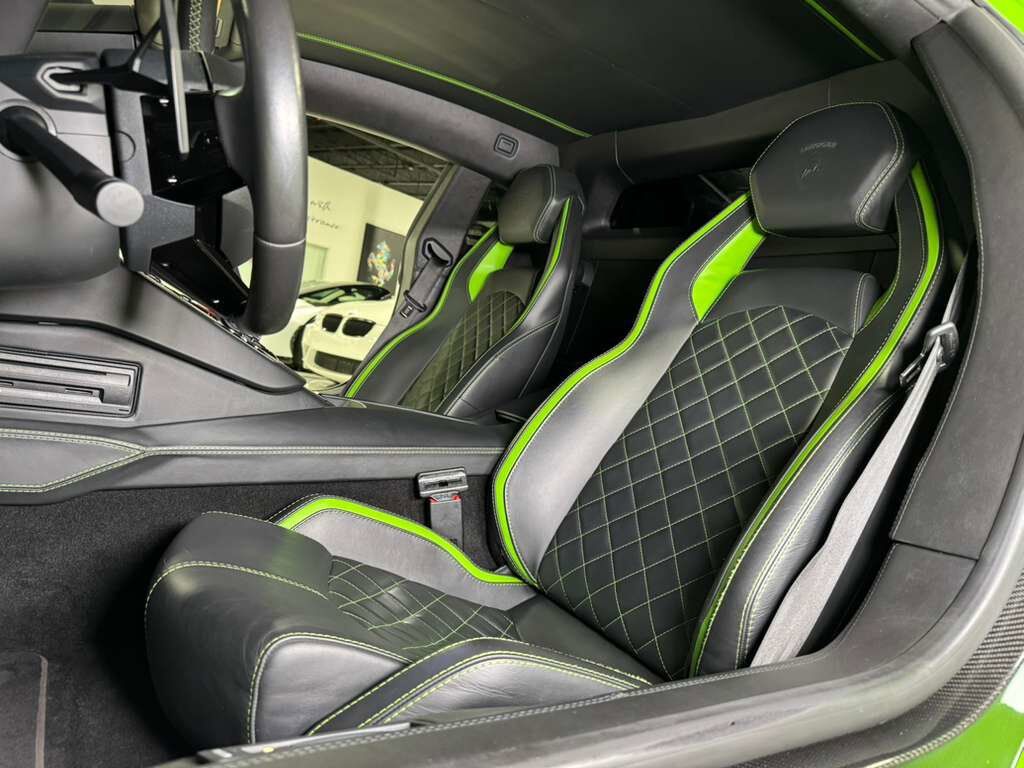2018 Lamborghini Aventador S Verde Mantis paint/calipers, exterior carbon, Ad Personam leather interior AND MUCH MORE!! Fort Lauderdale FL