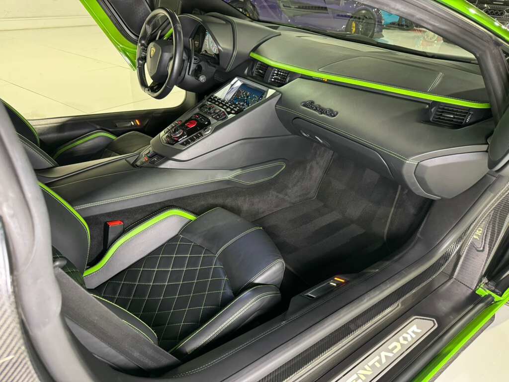 2018 Lamborghini Aventador S Verde Mantis paint/calipers, exterior carbon, Ad Personam leather interior AND MUCH MORE!! Fort Lauderdale FL