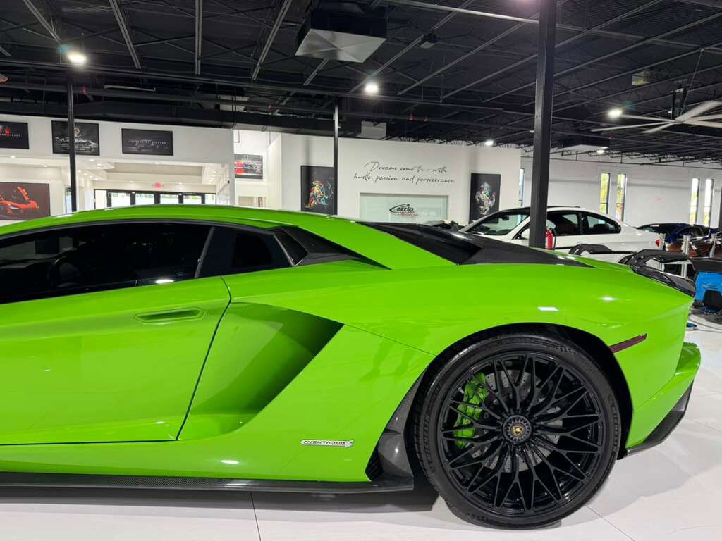 2018 Lamborghini Aventador S Verde Mantis paint/calipers, exterior carbon, Ad Personam leather interior AND MUCH MORE!! Fort Lauderdale FL