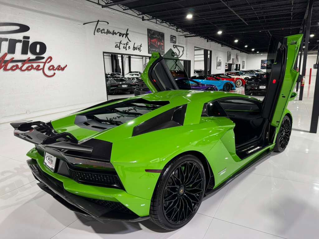 2018 Lamborghini Aventador S Verde Mantis paint/calipers, exterior carbon, Ad Personam leather interior AND MUCH MORE!! Fort Lauderdale FL