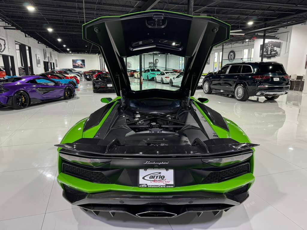 2018 Lamborghini Aventador S Verde Mantis paint/calipers, exterior carbon, Ad Personam leather interior AND MUCH MORE!! Fort Lauderdale FL