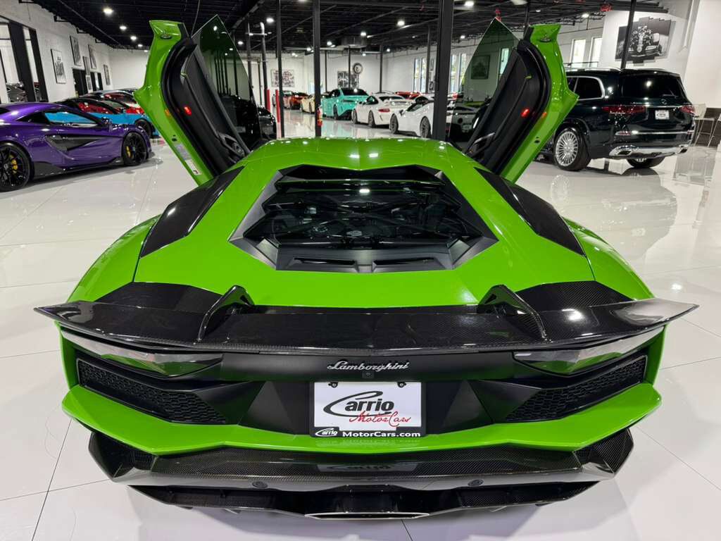 2018 Lamborghini Aventador S Verde Mantis paint/calipers, exterior carbon, Ad Personam leather interior AND MUCH MORE!! Fort Lauderdale FL