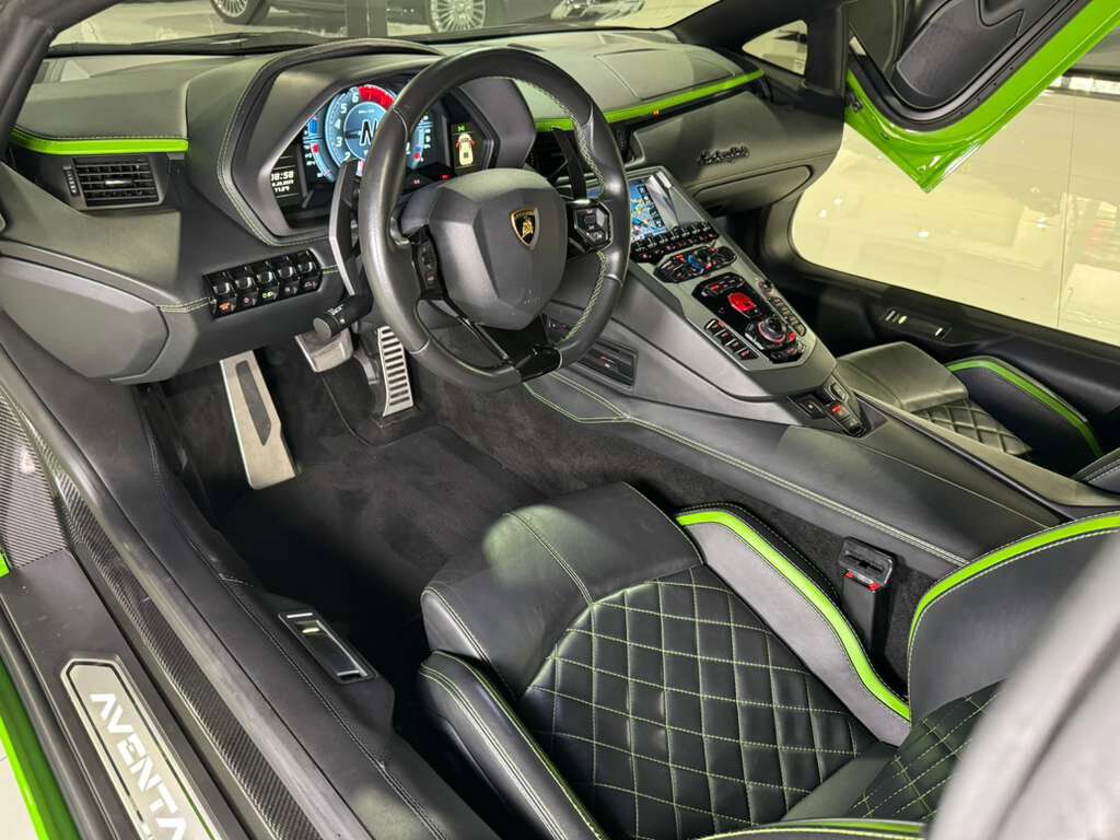 2018 Lamborghini Aventador S Verde Mantis paint/calipers, exterior carbon, Ad Personam leather interior AND MUCH MORE!! Fort Lauderdale FL