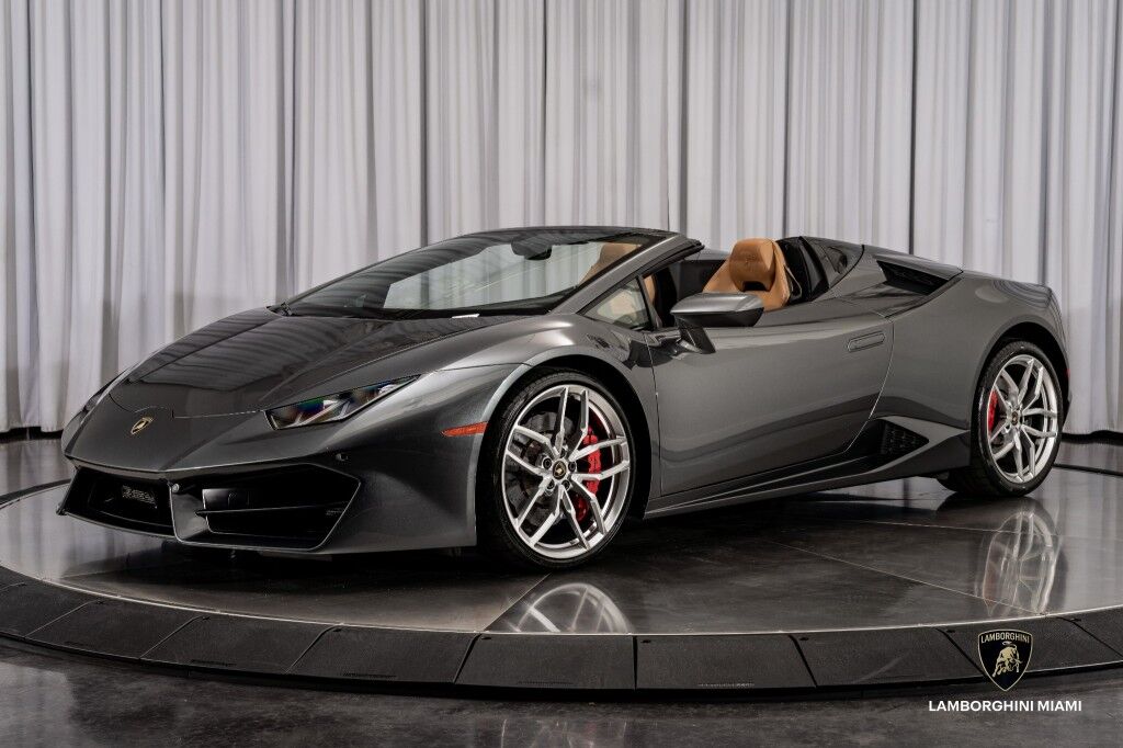 2018 Lamborghini Huracan LP 580-2 Spyder North Miami Beach FL