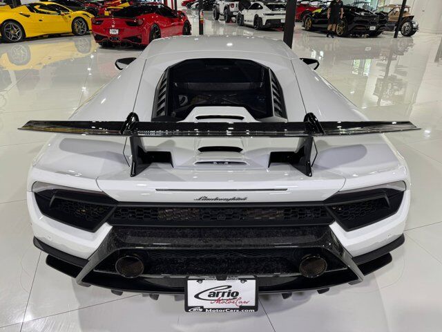 2018 Lamborghini Huracan Performante Bianco Monocerus paint, Sensonum audio, forged carbon & MUCH MORE!! Fort Lauderdale FL
