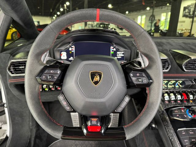 2018 Lamborghini Huracan Performante Bianco Monocerus paint, Sensonum audio, forged carbon & MUCH MORE!! Fort Lauderdale FL