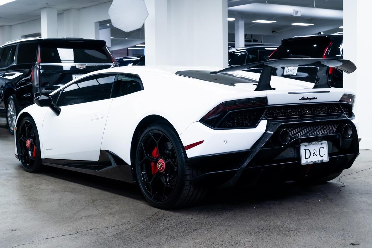 2018 Lamborghini Huracan Performante Front Lift Forged Carbon Trim CCB Portland OR