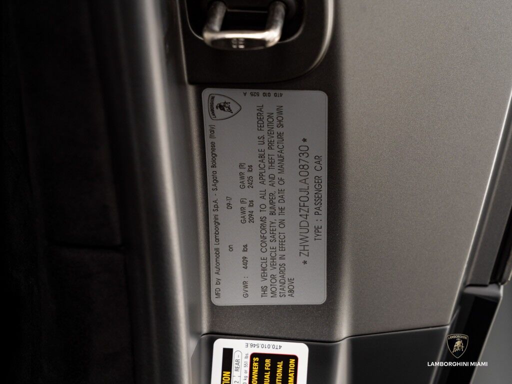 2018 Lamborghini Huracan Performante North Miami Beach FL