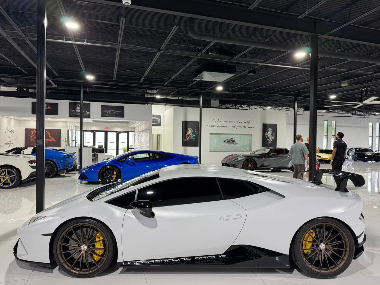 2018 Lamborghini Huracan Performante UGR TWIN TURBO BUILD!! HRE wheels, forged carbon in/out, fire suppression & MORE!! Fort Lauderdale FL