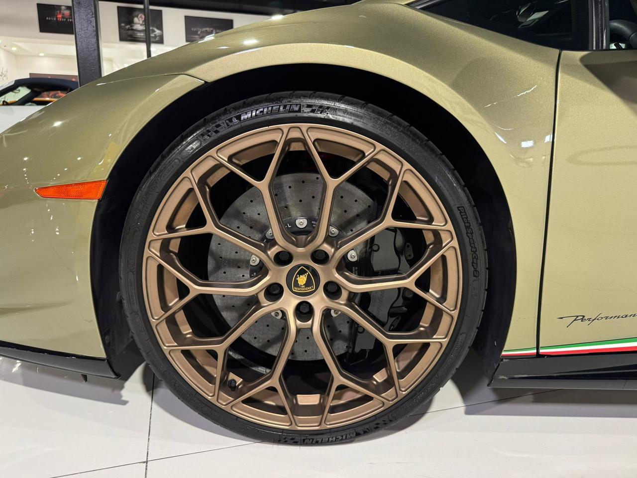 2018 Lamborghini Huracan Performante VF ENGINEERING SUPERCHARGER!! Verde Draco paint, comfort seats AND MUCH MORE!!! Fort Lauderdale FL