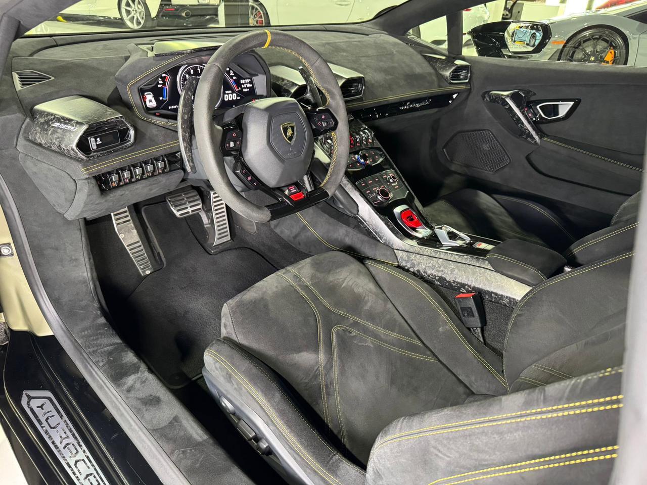 2018 Lamborghini Huracan Performante VF ENGINEERING SUPERCHARGER!! Verde Draco paint, comfort seats AND MUCH MORE!!! Fort Lauderdale FL