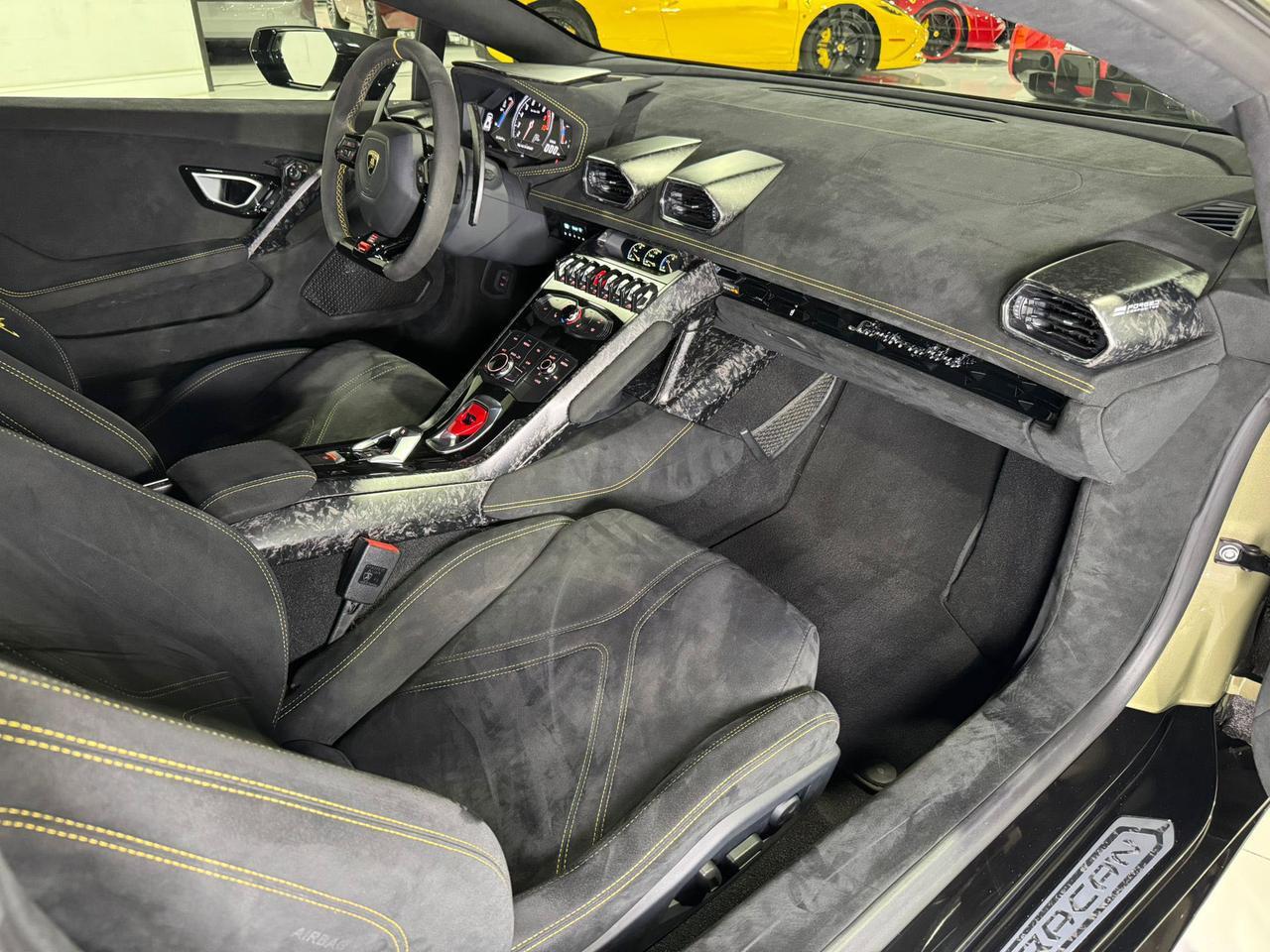 2018 Lamborghini Huracan Performante VF ENGINEERING SUPERCHARGER!! Verde Draco paint, comfort seats AND MUCH MORE!!! Fort Lauderdale FL