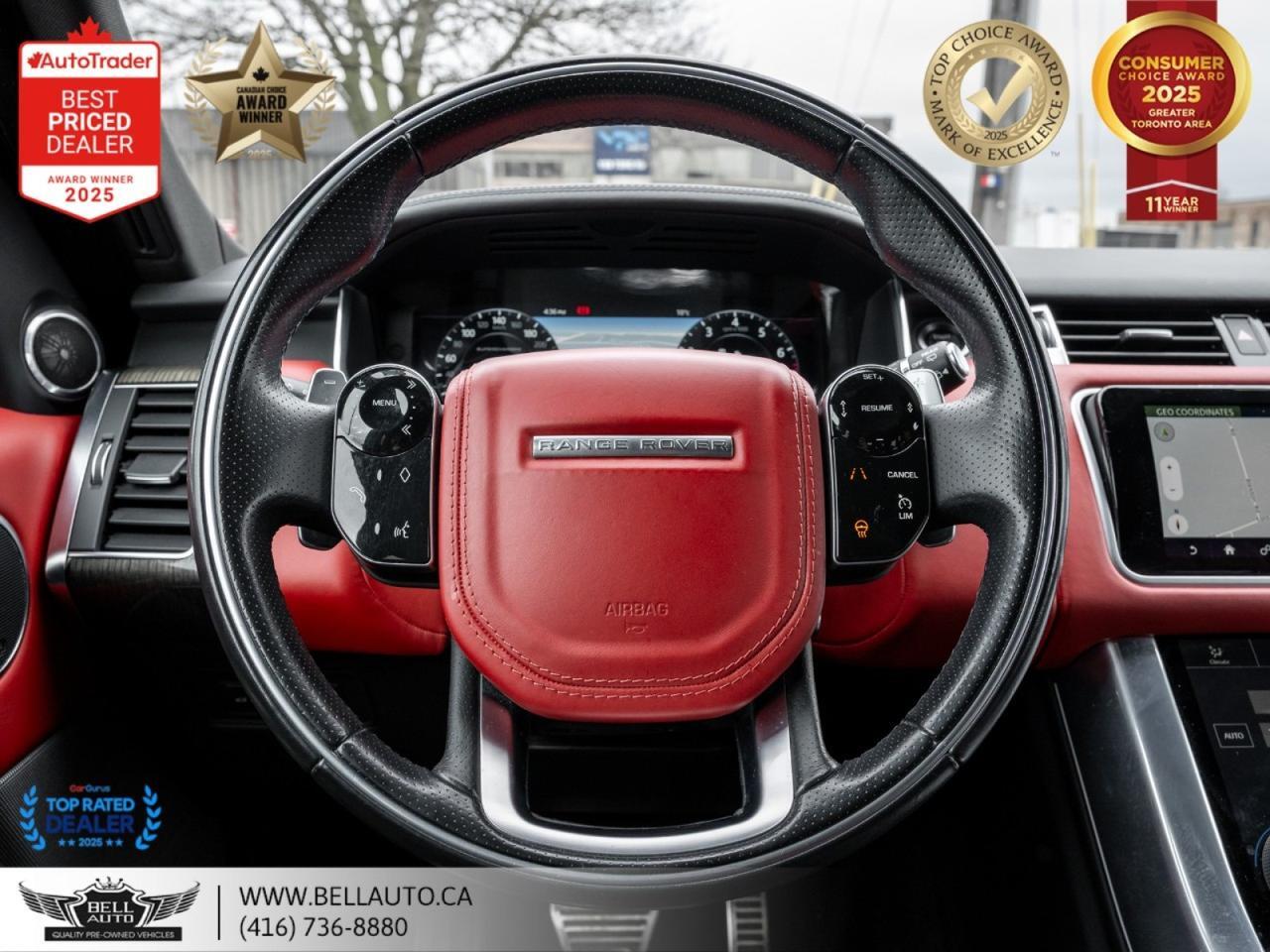 2018 Land Rover Range Rover Sport Autobiography Dynamic NAVI B.CAM PANO REDLTHR ONEOWNR LOWKMS NOACCIDENT Toronto ON
