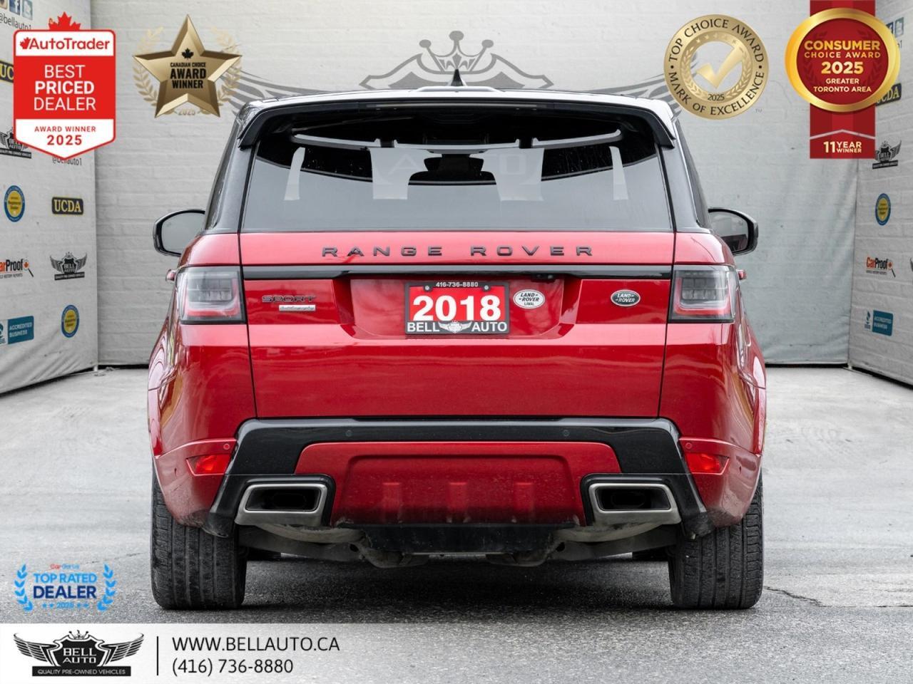 2018 Land Rover Range Rover Sport Autobiography Dynamic NAVI B.CAM PANO REDLTHR ONEOWNR LOWKMS NOACCIDENT Toronto ON