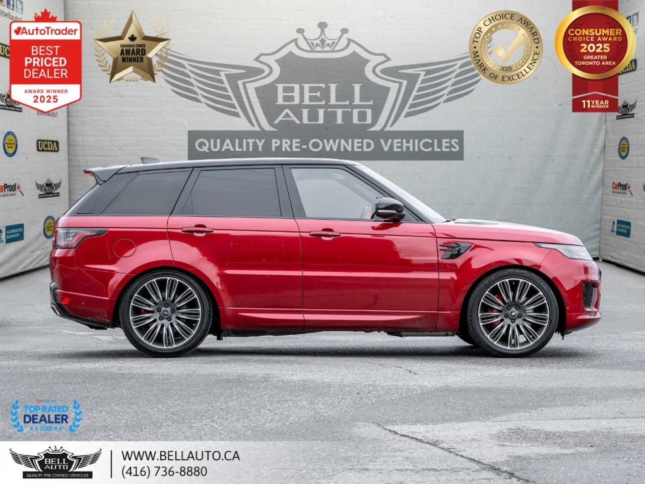 2018 Land Rover Range Rover Sport Autobiography Dynamic NAVI B.CAM PANO REDLTHR ONEOWNR LOWKMS NOACCIDENT Toronto ON