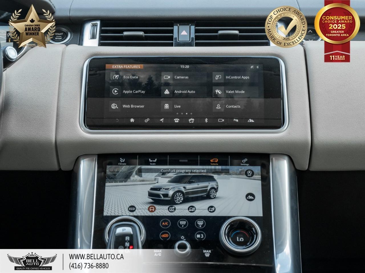 2018 Land Rover Range Rover Sport HSE | 21"5-SPLITSPOKEWHEELS | 360CAM | 3RDROWSEAT | HUD | MERIDIAN | APPLECARPLAY | COOLER | ONSTAR Toronto ON