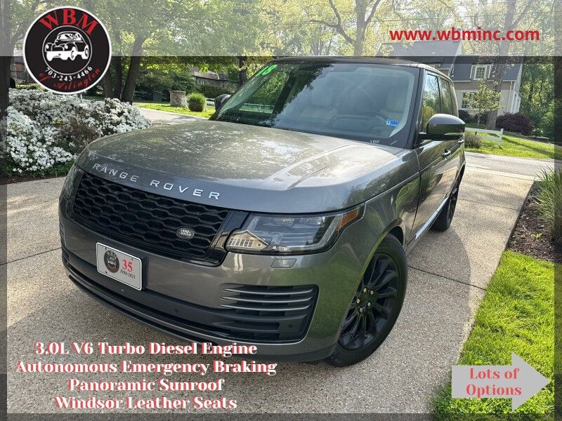 2018 Land Rover Range Rover Td6 Diesel HSE SWB