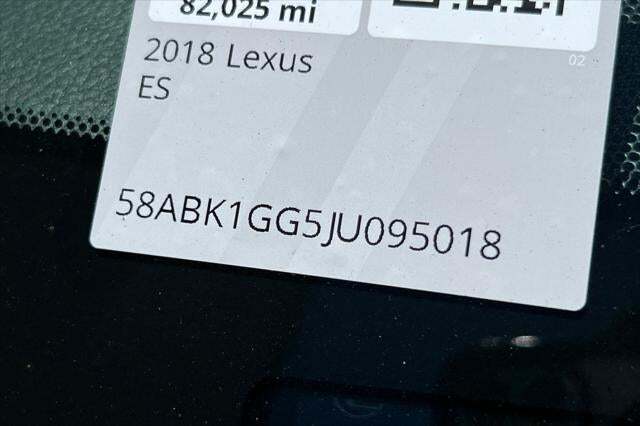 2018 Lexus ES 350 Roseville CA
