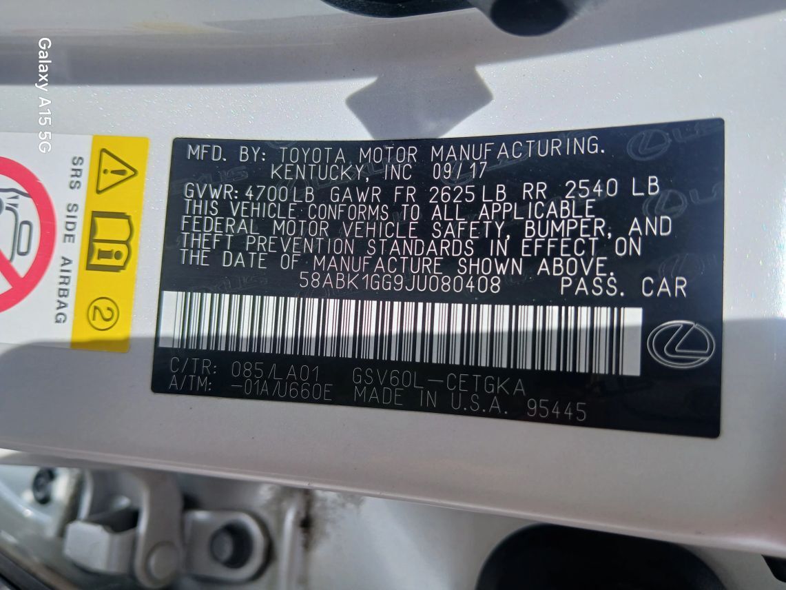 2018 Lexus ES 350 Sedan 4D Maitland FL