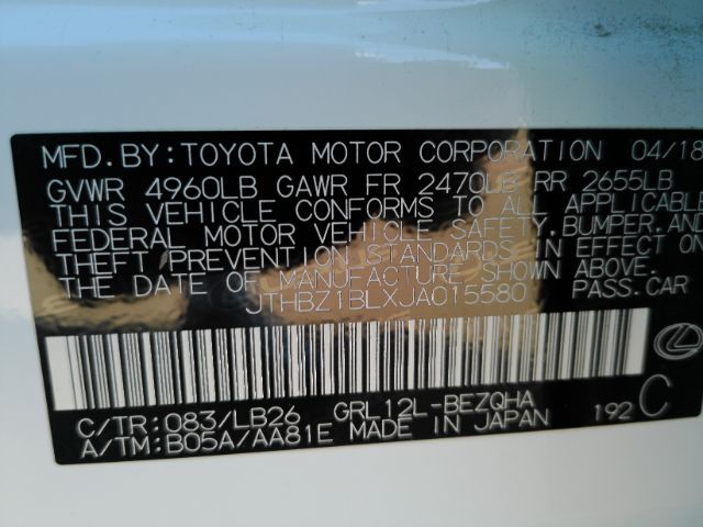 2018 Lexus GS 350 F Sport Plano TX