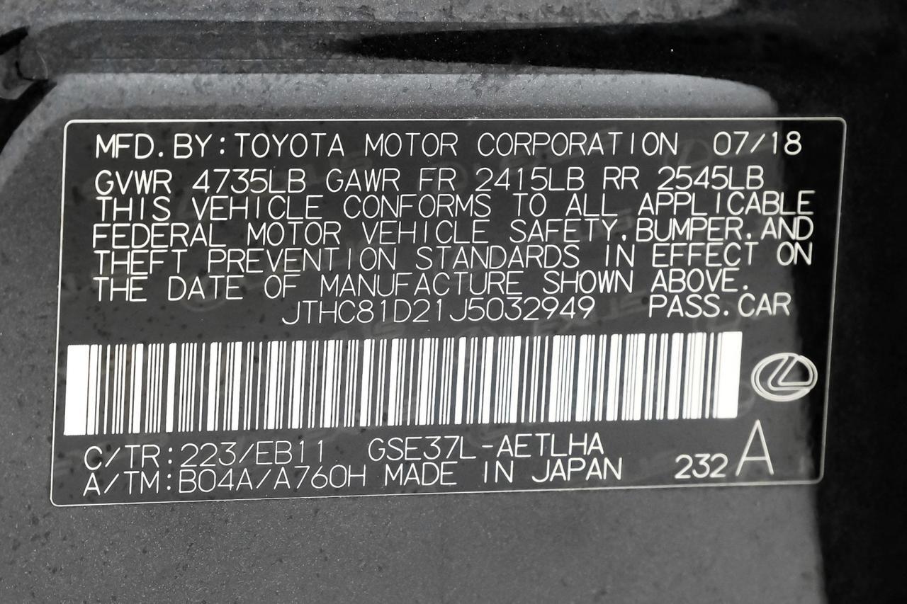 2018 Lexus IS 300 AWD LEXUS SAFETY SYSTEM BLIND SPOT NAVIGATION SUNROOF LEATHER SE Carrollton TX