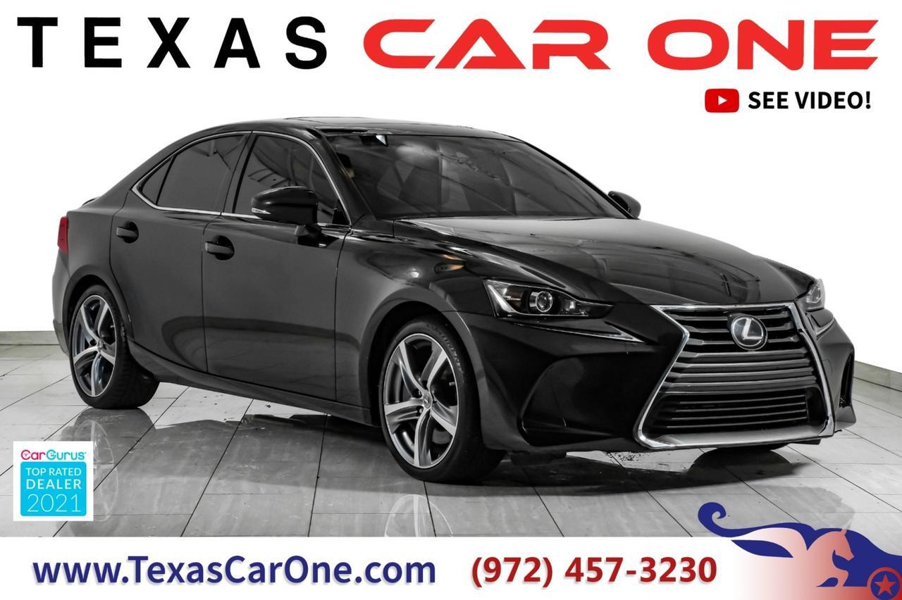2018 Lexus IS 300 AWD LEXUS SAFETY SYSTEM BLIND SPOT NAVIGATION SUNROOF LEATHER SEATS REAR CAMERA