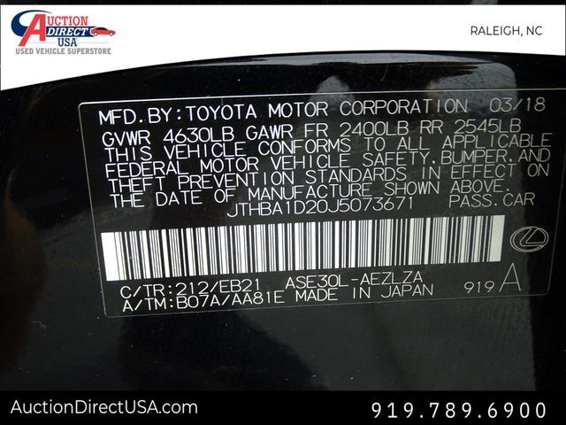 2018 Lexus IS 300 Raleigh NC
