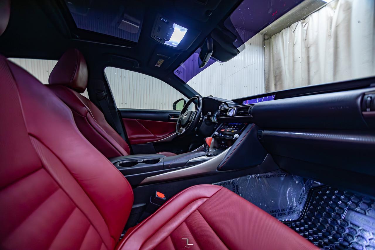 2018 Lexus IS 350 AWD F-Sport III Leather Roof Nav BCam Red Deer AB