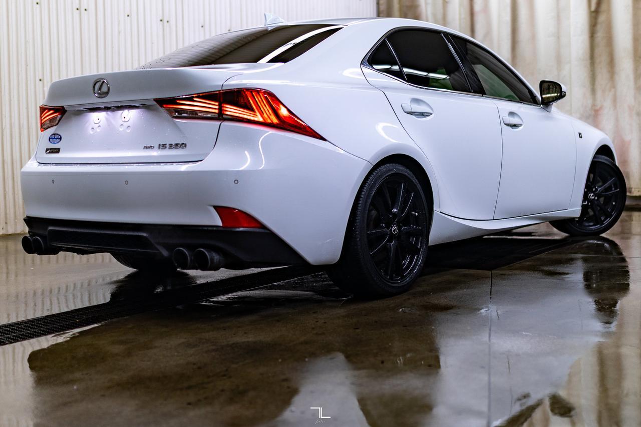 2018 Lexus IS 350 AWD F-Sport III Leather Roof Nav BCam Red Deer AB