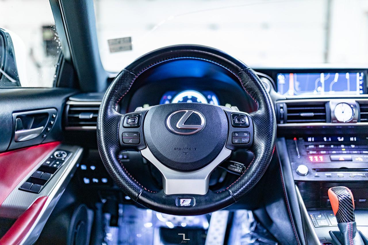 2018 Lexus IS 350 AWD F-Sport III Leather Roof Nav BCam Red Deer AB