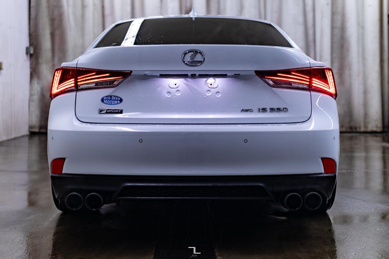 2018 Lexus IS 350 AWD F-Sport III Leather Roof Nav BCam Red Deer AB