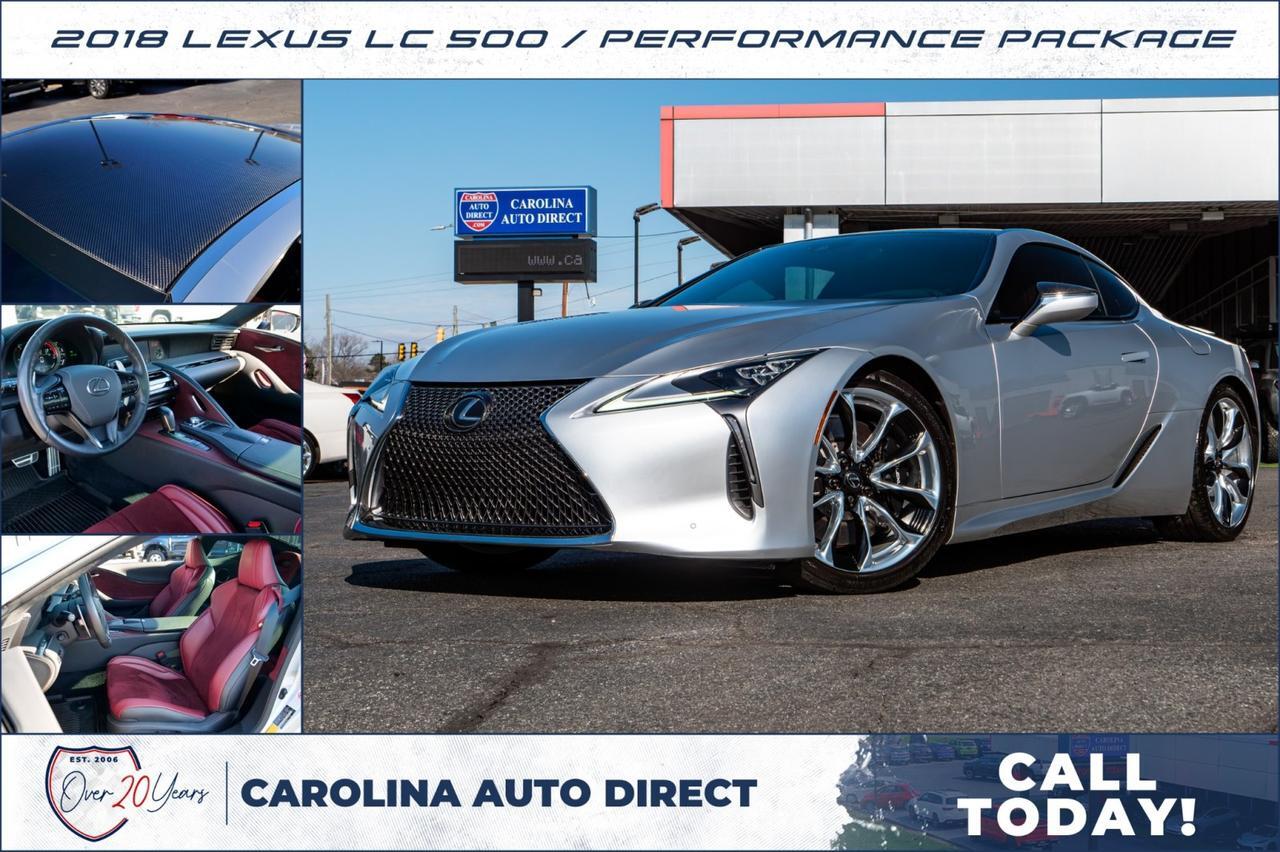 2018 Lexus LC 500 / Performance Package / Mark Levinson Audio!