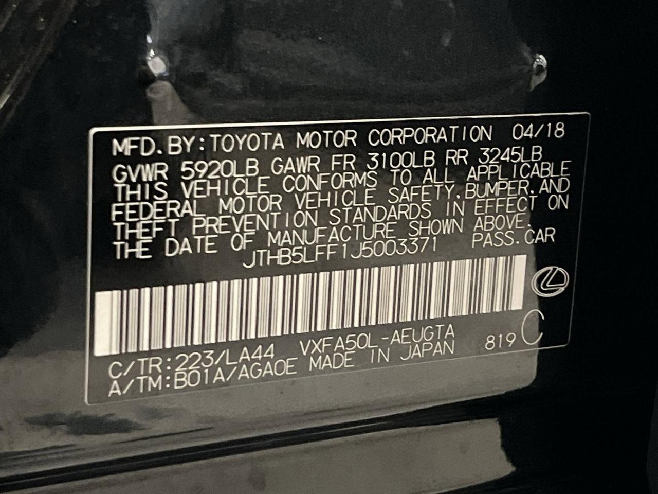 2018 Lexus LS 500 San Antonio TX