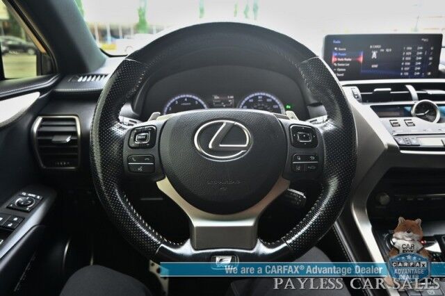 2018 Lexus NX 300 F Sport / AWD / Premium Pkg / Heated & Cooled Leather Seats / Heated Steering / Navigation / Sunroof / Lane Watch & Forward Collision Alert / Blind Spot Alert / Keyless Entry & Start / Back Up Cam Anchorage AK