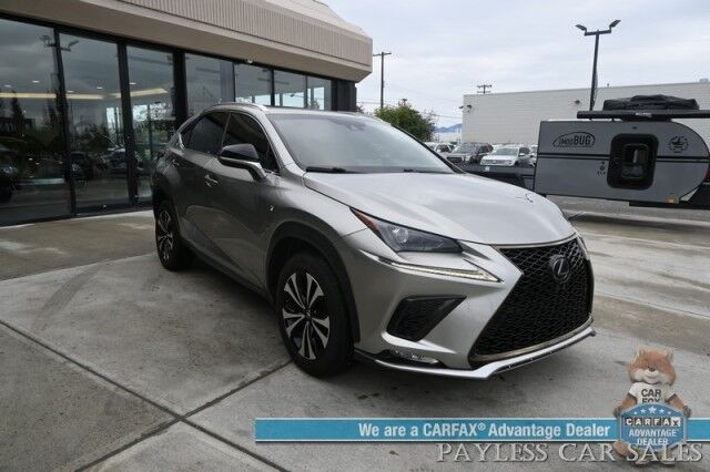 2018 Lexus NX 300 F Sport / AWD / Premium Pkg / Heated & Cooled Leather Seats / Heated Steering / Navigation / Sunroof / Lane Watch & Forward Collision Alert / Blind Spot Alert / Keyless Entry & Start / Back Up Cam Anchorage AK