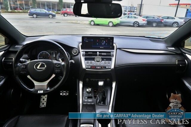 2018 Lexus NX 300 F Sport / AWD / Premium Pkg / Heated & Cooled Leather Seats / Heated Steering / Navigation / Sunroof / Lane Watch & Forward Collision Alert / Blind Spot Alert / Keyless Entry & Start / Back Up Cam Anchorage AK