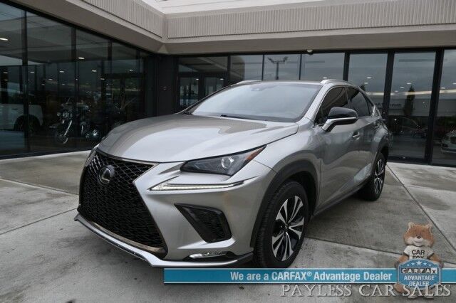 2018 Lexus NX 300 F Sport / AWD / Premium Pkg / Heated & Cooled Leather Seats / Heated Steering / Navigation / Sunroof / Lane Watch & Forward Collision Alert / Blind Spot Alert / Keyless Entry & Start / Back Up Cam Anchorage AK